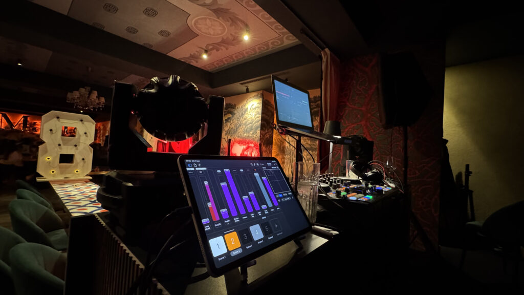Setup interno Luci + DJ