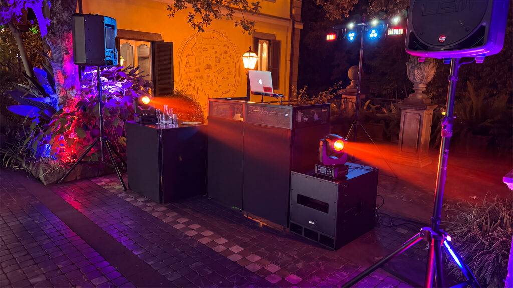 Setup esterno in Villa